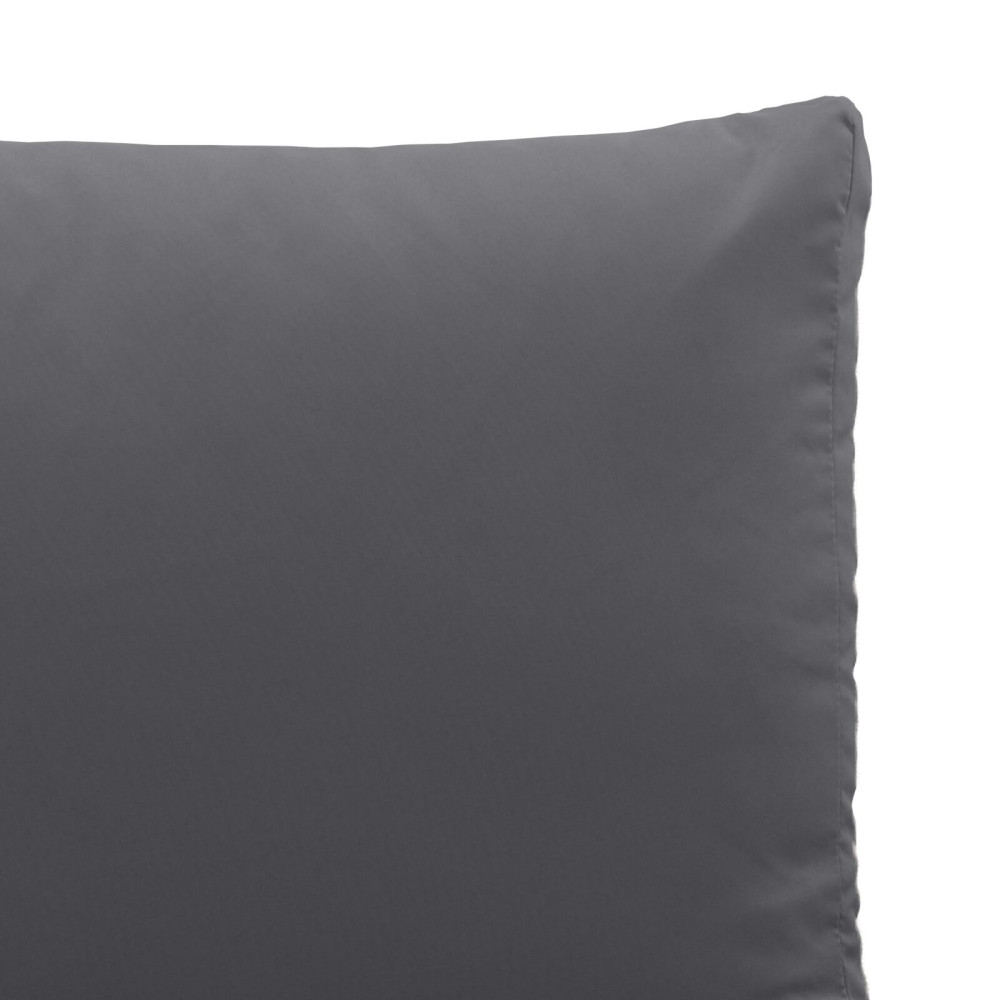 Produktbild för Trädgårdsoffa med kudde Antracit 200,5 x 70 x 85,5 cm Stål