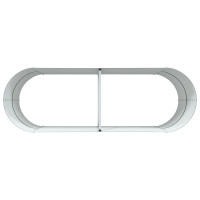 Produktbild för Höjd bädd Grön 240 x 80 x 81 cm Stål