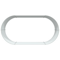 Produktbild för Höjd bädd Grön 160 x 80 x 44 cm Stål