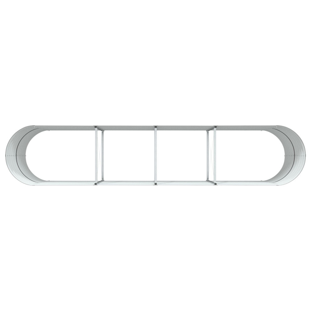 Produktbild för Höjd bädd Brun 400 x 80 x 81 cm Stål