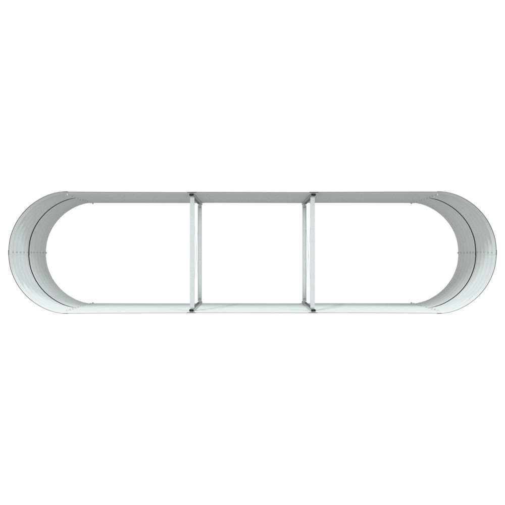 Produktbild för Höjd bädd Brun 320 x 80 x 81 cm Stål