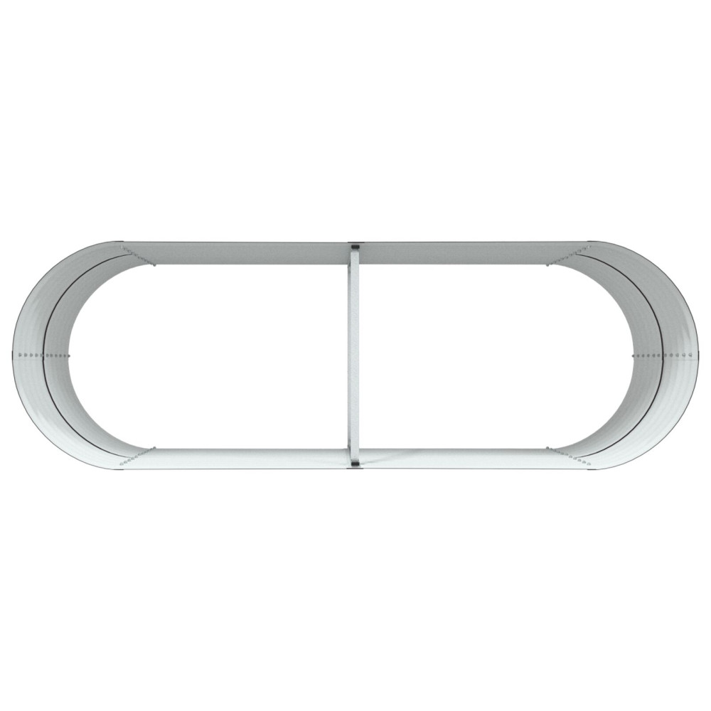 Produktbild för Höjd bädd Brun 240 x 80 x 81 cm Stål