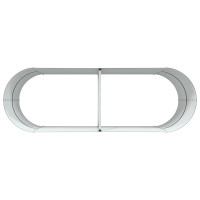 Produktbild för Höjd bädd Brun 240 x 80 x 81 cm Stål
