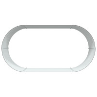 Produktbild för Höjd bädd Brun 160 x 80 x 44 cm Stål
