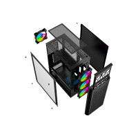 Produktbild för Gembird Fornax 400X - tower - ATX