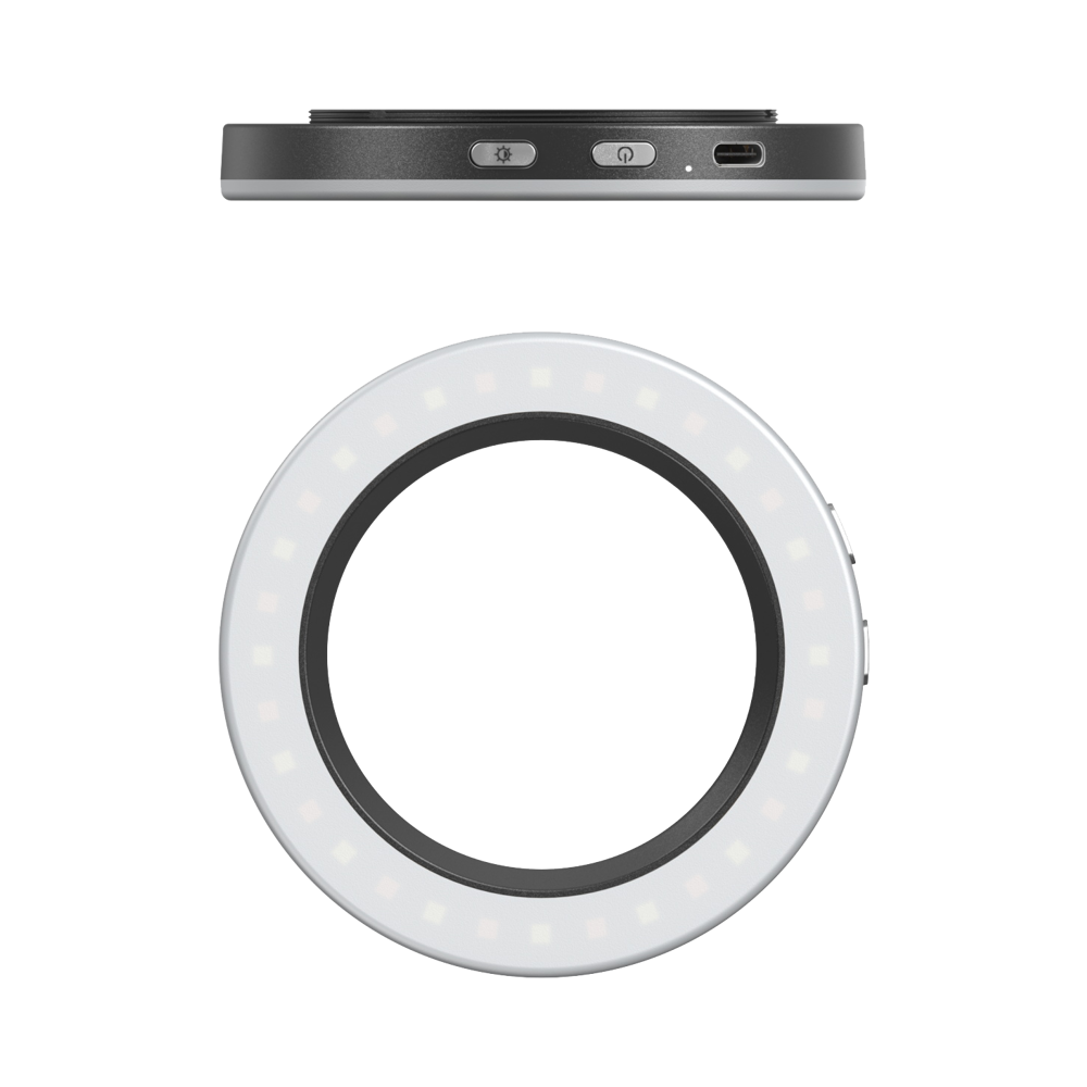 Produktbild för SmallRig 5203 Vibe P30 67mm Ring LED Video Light Universal Threaded Filter Adapter Kit