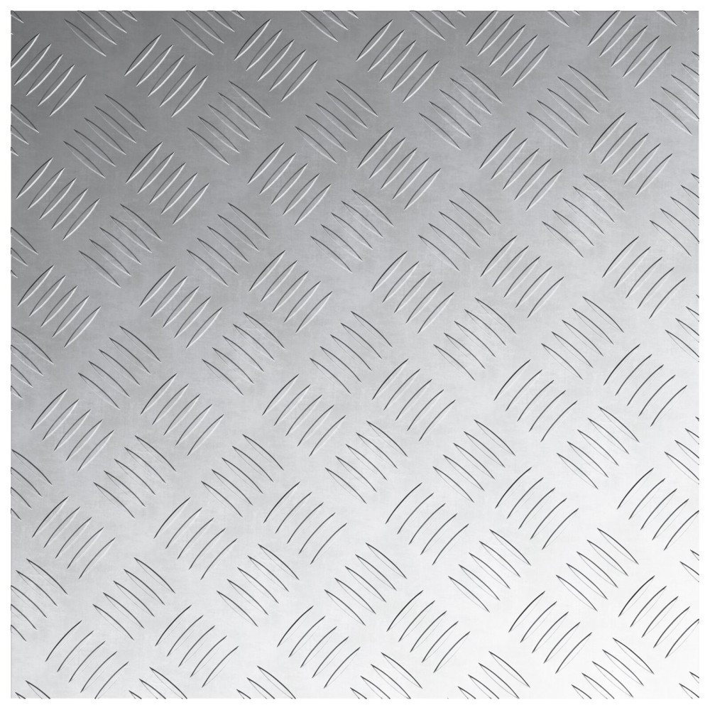 Produktbild för Trappsteg Fyrkantig 4 pcs Silver 50 x 50 cm Aluminium