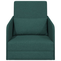 Produktbild för Soffsäng Mörkgrön 65 x 80 x 83 cm tyg