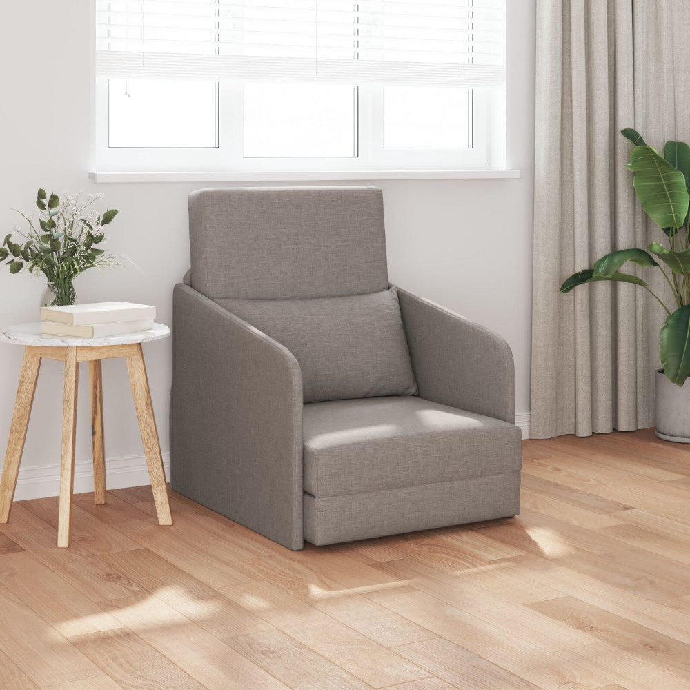 Produktbild för Soffsäng Taupe 65 x 80 x 83 cm tyg
