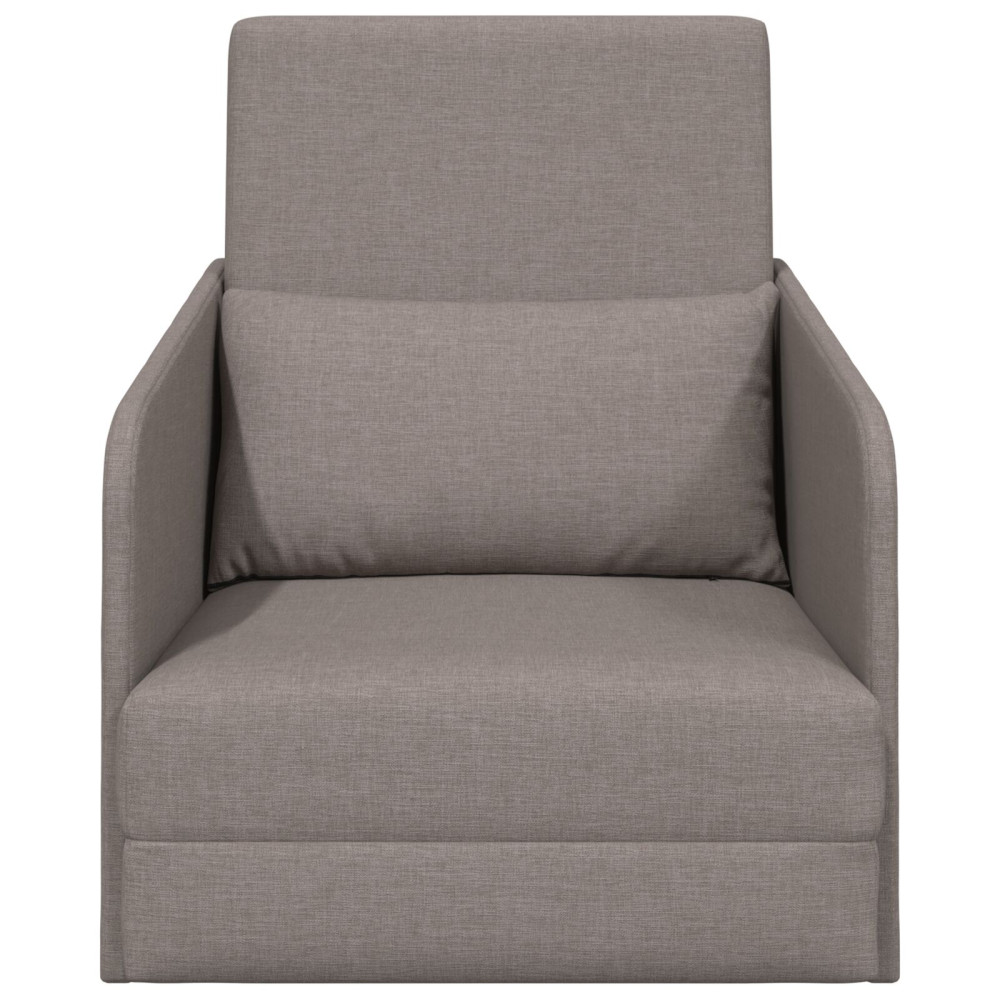 Produktbild för Soffsäng Taupe 65 x 80 x 83 cm tyg