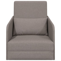 Produktbild för Soffsäng Taupe 65 x 80 x 83 cm tyg