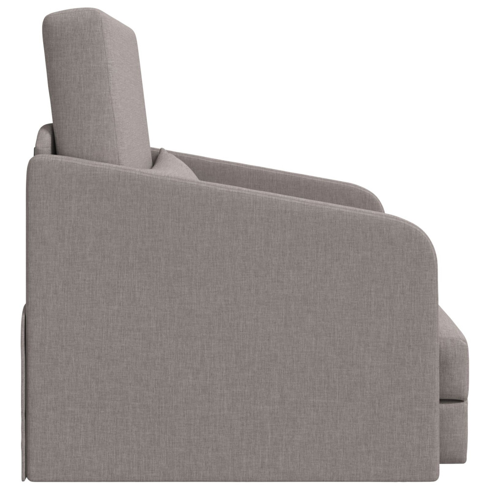 Produktbild för Soffsäng Taupe 65 x 80 x 83 cm tyg
