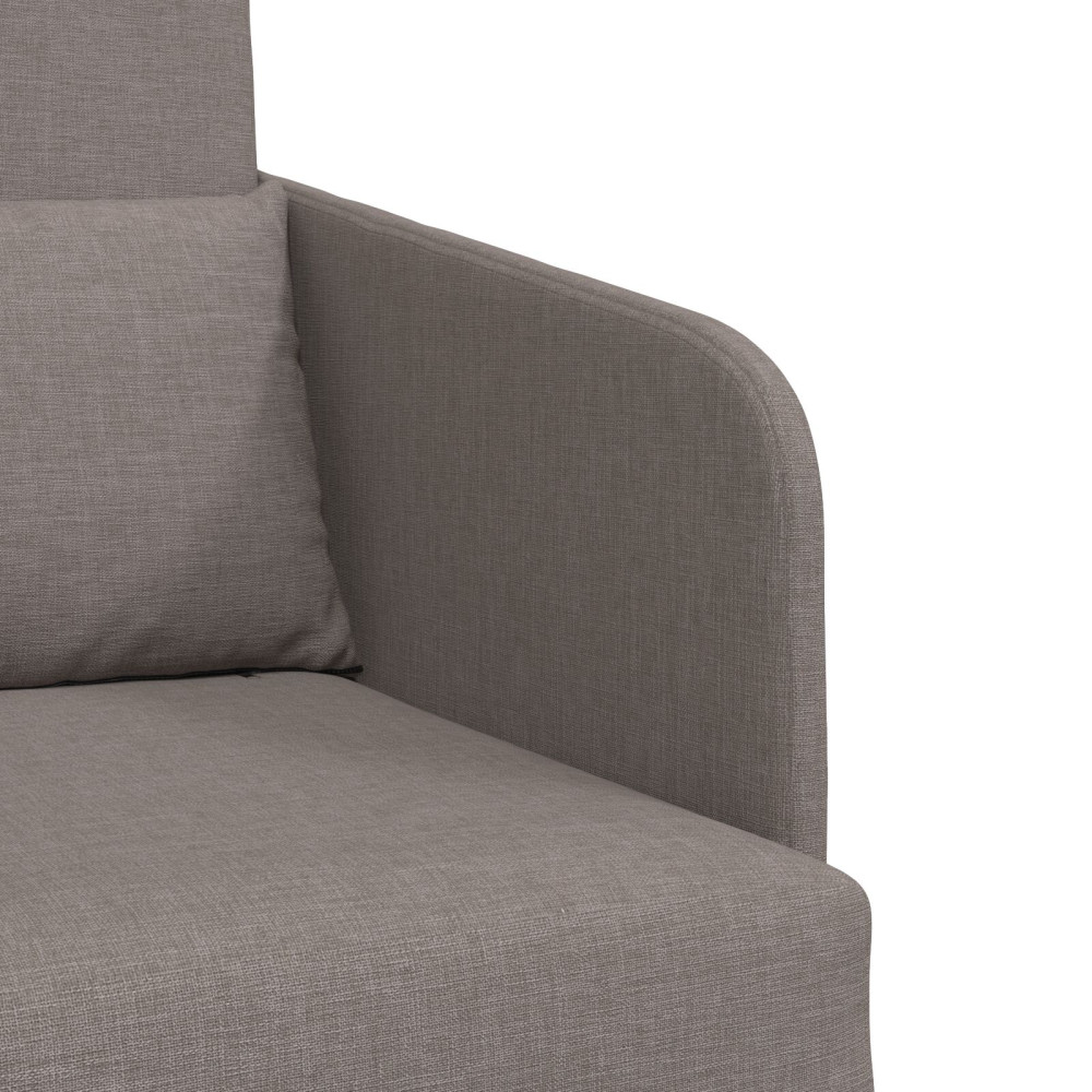 Produktbild för Soffsäng Taupe 65 x 80 x 83 cm tyg