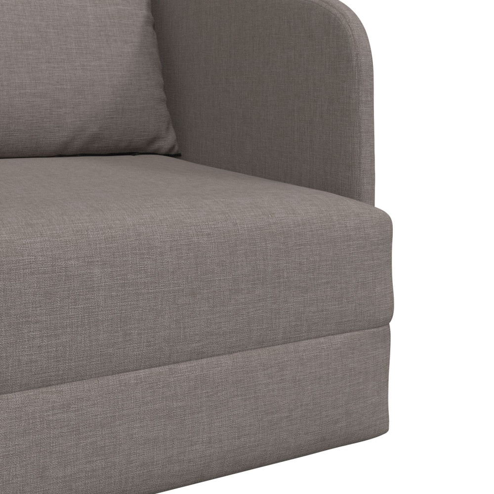 Produktbild för Soffsäng Taupe 65 x 80 x 83 cm tyg