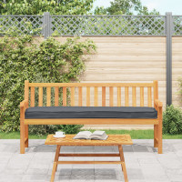 Produktbild för Pallkuddset 2 pcs Antracit 200 x 40 x 8 cm Oxford Tyg