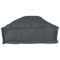 Produktbild för Pallkuddset 2 pcs Antracit 200 x 40 x 8 cm Oxford Tyg