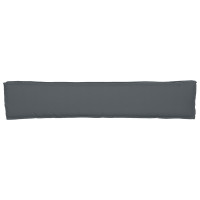 Produktbild för Pallkuddset 2 pcs Antracit 200 x 40 x 8 cm Oxford Tyg