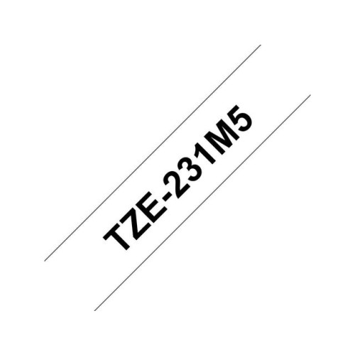 Brother Tape BROTHER TZE231M5 12mm S på V 5/fp