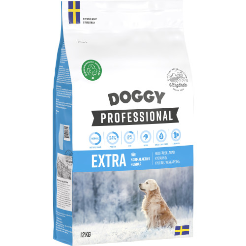 Doggy Professional Extra Hundfoder 12kg