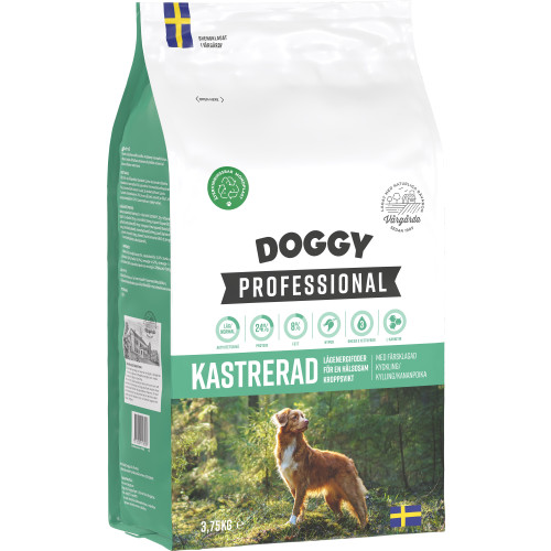 Doggy Professional Kastrerad Hundfoder 3,75kg