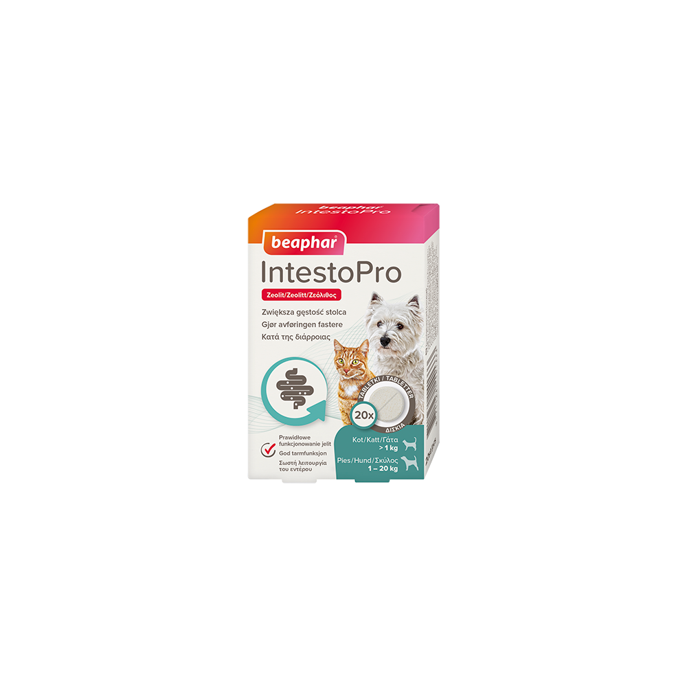 Produktbild för IntestoPro Tabletter Hund/Katt