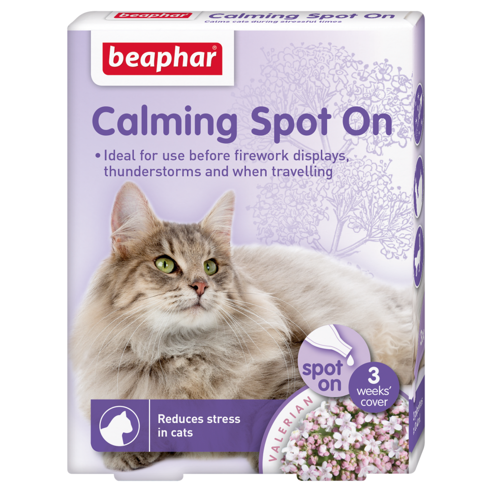 Produktbild för Calming Spot-on Katt 3x0,55ml