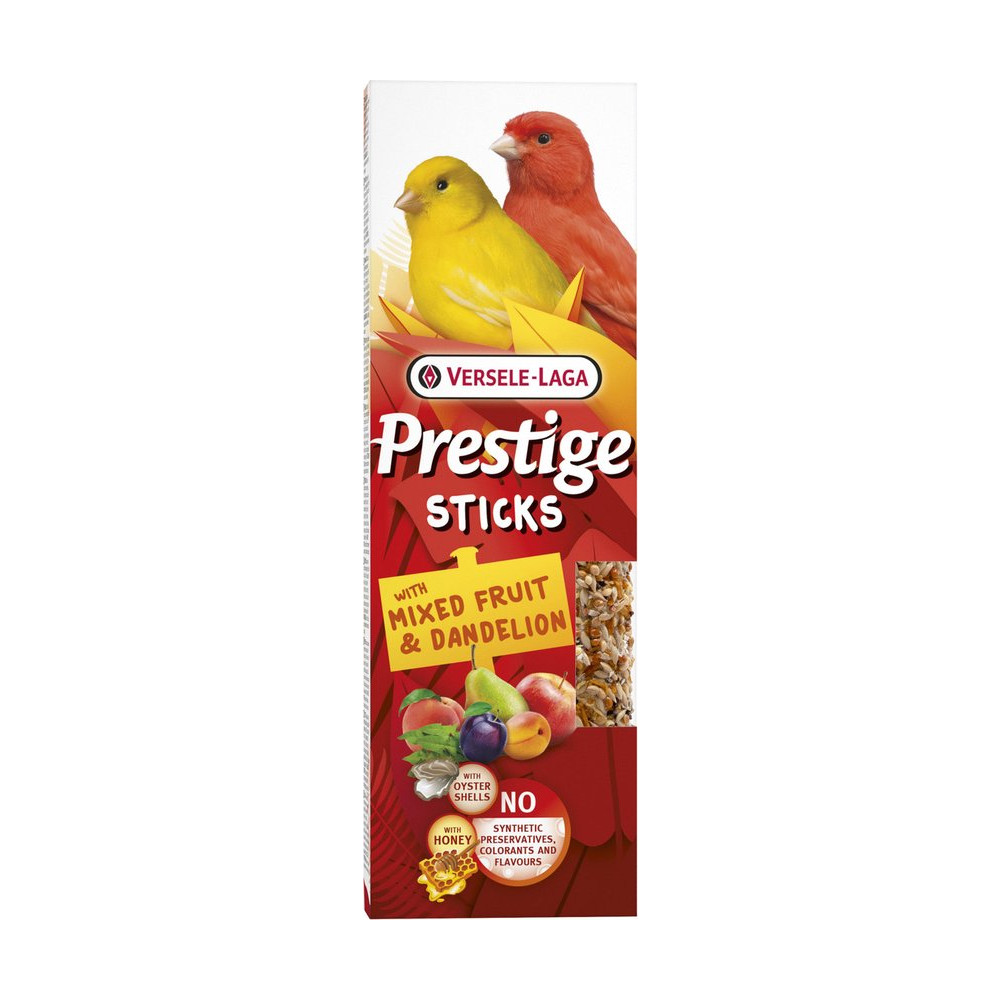 Produktbild för Prestige Sticks Canaries Mix Fruit & Dandelion 2p