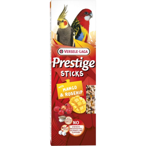Versele laga Prestige Sticks Big Parakeets Mango & Rosehip 2p