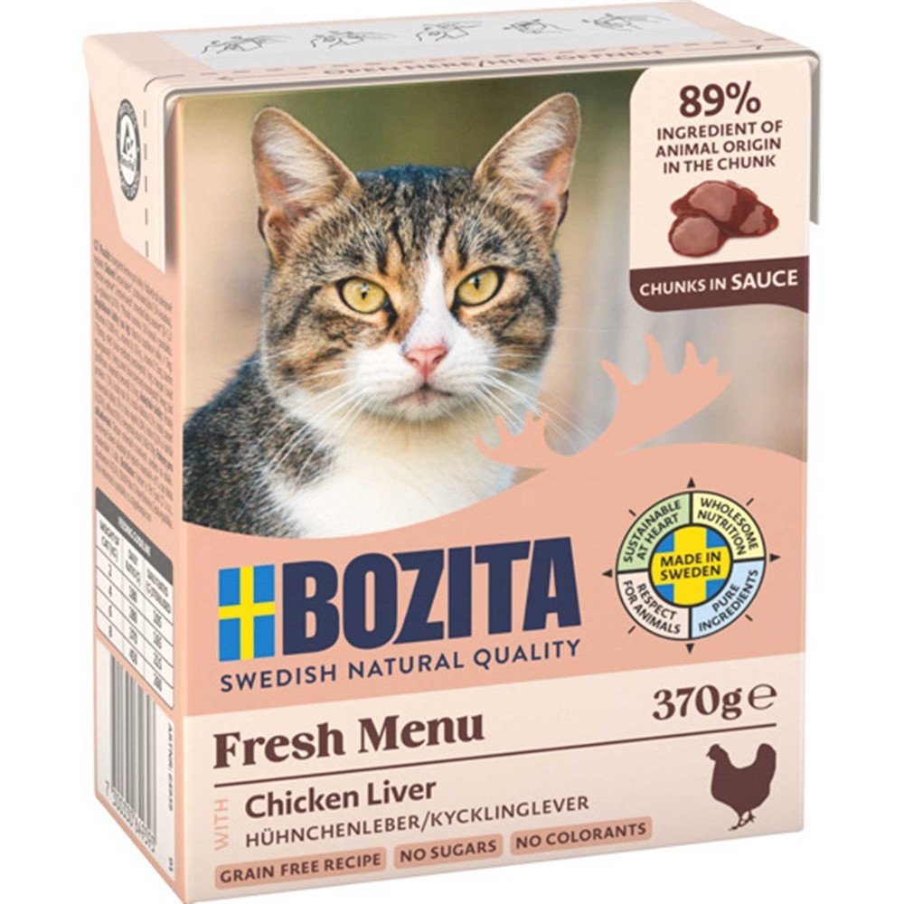 Produktbild för Chicken Liver in Sauce Våtfoder för katt 370g