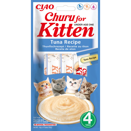 Churu Cat Kitten Tuna 4x14g