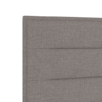 Produktbild för Huvudgavel Taupe 144 cm tyg
