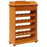 Produktbild för Vinställ Brun 58 x 28 x 90 cm Massiv furu