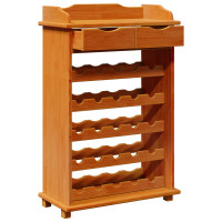 Produktbild för Vinställ Brun 58 x 28 x 90 cm Massiv furu