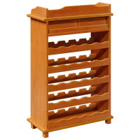 Produktbild för Vinställ Brun 58 x 28 x 90 cm Massiv furu