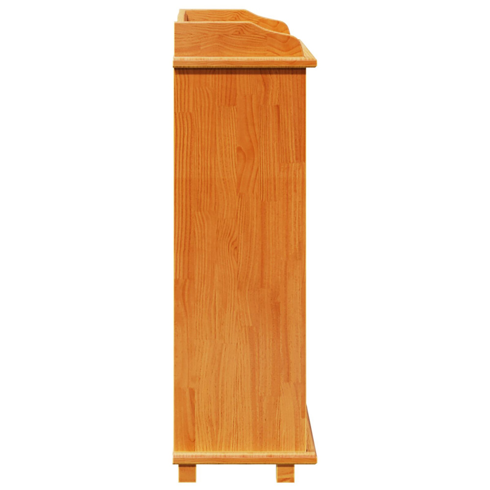 Produktbild för Vinställ Brun 58 x 28 x 90 cm Massiv furu