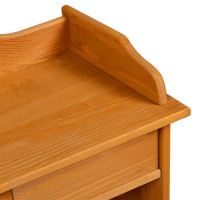Produktbild för Vinställ Brun 58 x 28 x 90 cm Massiv furu
