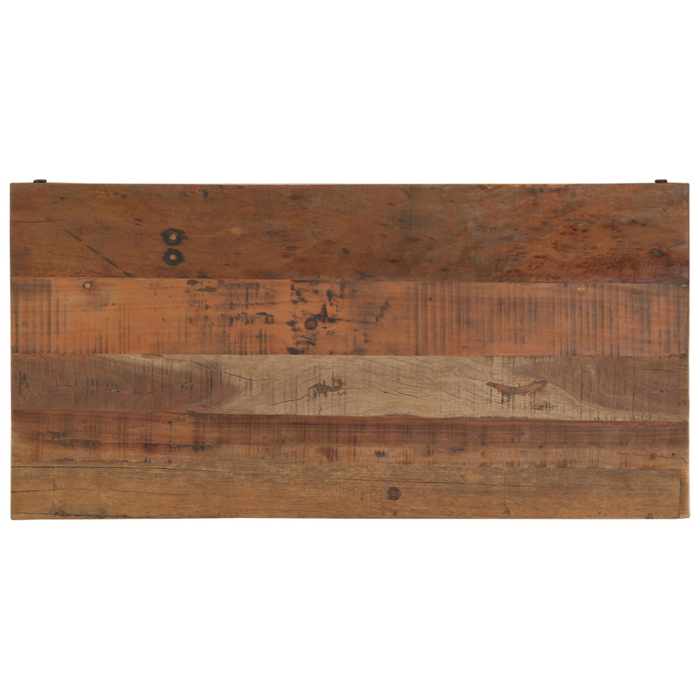 Produktbild för Kaffeebord Brun 110 x 55 x 40 cm Solid återvunnen trä