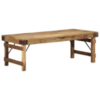 Produktbild för Kaffeebord Brun 110 x 55 x 40 cm Solid återvunnen trä