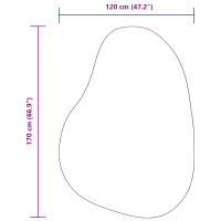 Produktbild för Områdesmattor HUARTE Beige 120 x 170 cm Polyester