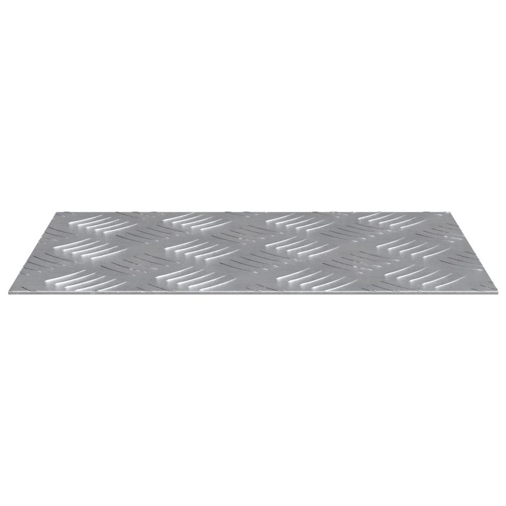 Produktbild för Trappsteg Rektangulär 4 pcs Silver 30 x 20 cm Aluminium