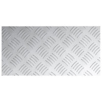 Produktbild för Trappsteg Rektangulär 4 pcs Silver 40 x 20 cm Aluminium