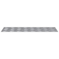 Produktbild för Trappsteg Rektangulär 4 pcs Silver 60 x 20 cm Aluminium
