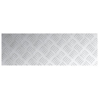 Produktbild för Trappsteg Rektangulär 2 pcs Silver 60 x 20 cm Aluminium