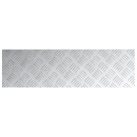 Produktbild för Trappsteg Rektangulär 4 pcs Silver 70 x 20 cm Aluminium