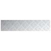 Produktbild för Trappsteg Rektangulär 4 pcs Silver 90 x 20 cm Aluminium