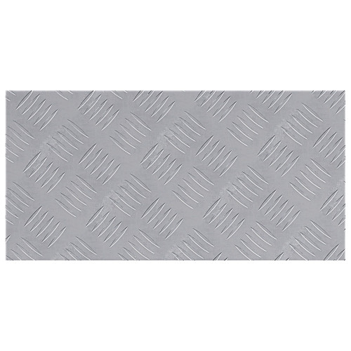 vidaXL Trappsteg Rektangulär 4 pcs Silver 50 x 25 cm Aluminium