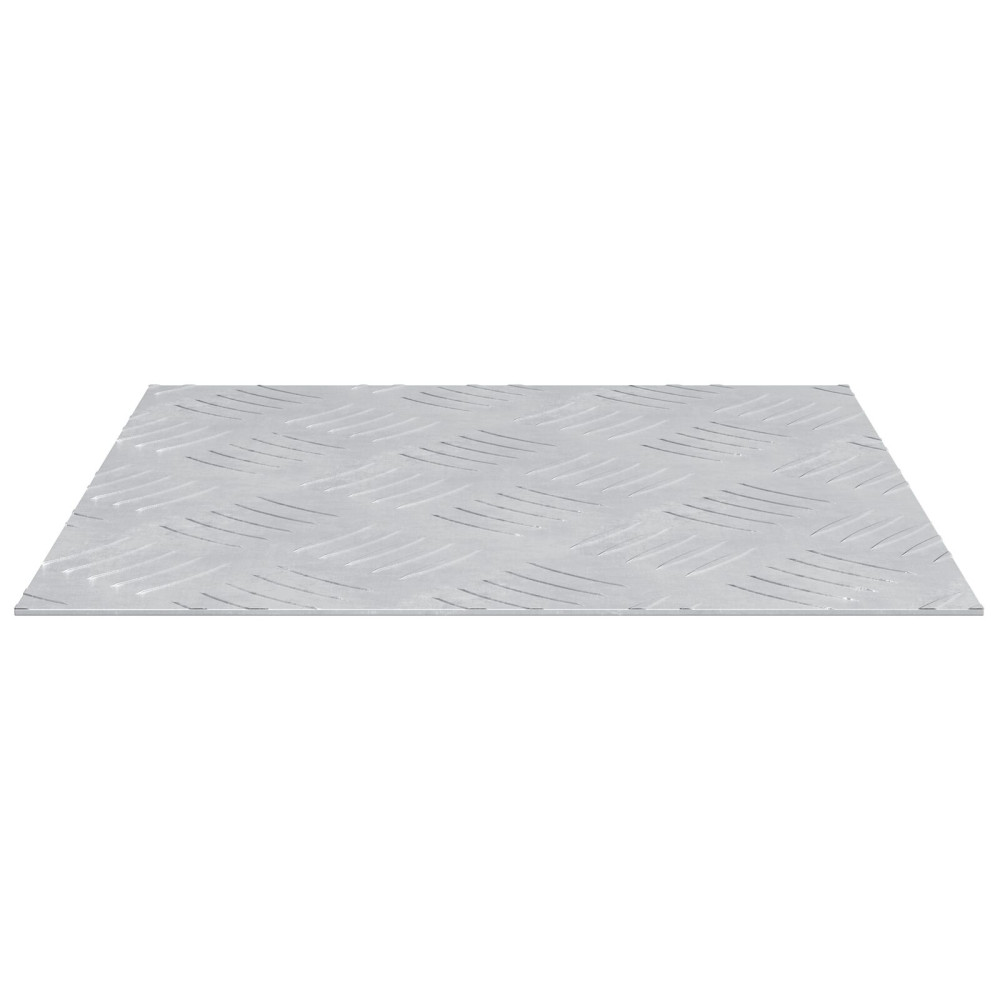 Produktbild för Trappsteg Fyrkantig 2 pcs Silver 30 x 30 cm Aluminium