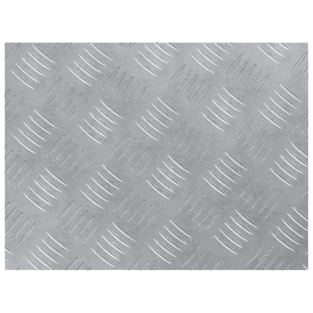 Produktbild för Trappsteg Rektangulär 4 pcs Silver 40 x 30 cm Aluminium