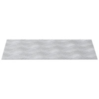 Produktbild för Trappsteg Rektangulär 4 pcs Silver 40 x 30 cm Aluminium