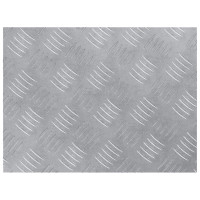 Produktbild för Trappsteg Rektangulär 4 pcs Silver 40 x 30 cm Aluminium